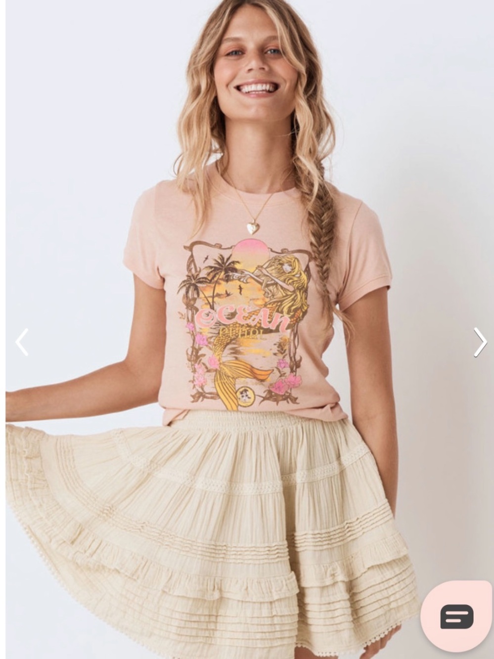 Spell Pink Graphic Short Sleeve Tee
